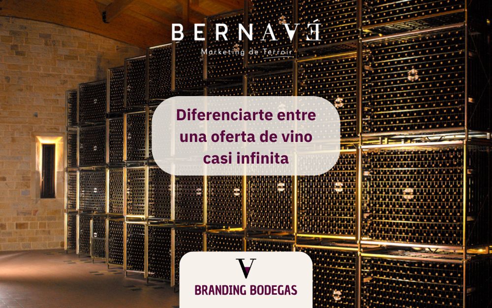 Diferenciarte entre la oferta de vino